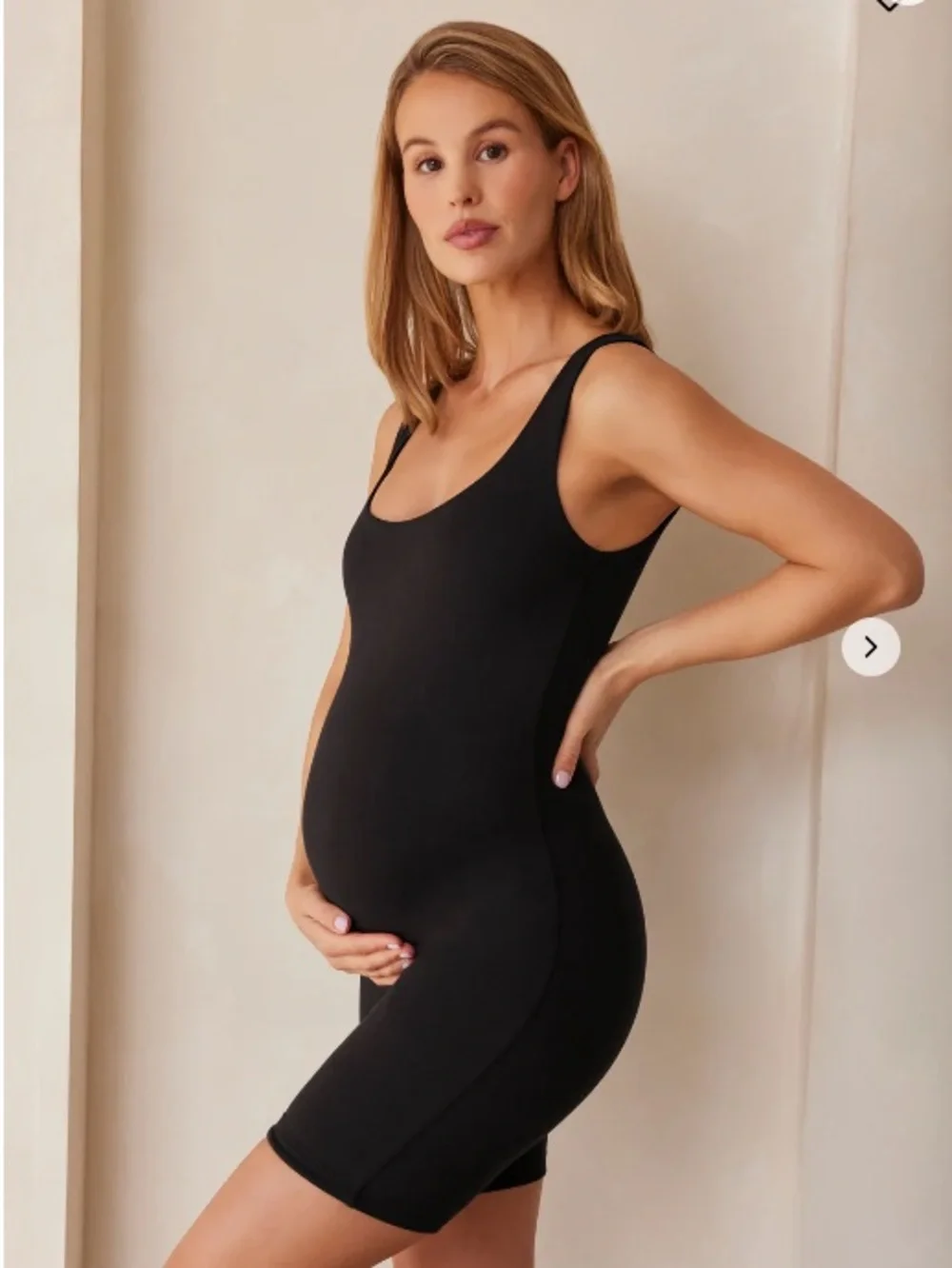 Signature Bumpsuit The Cindy Maternity Romper — Size L